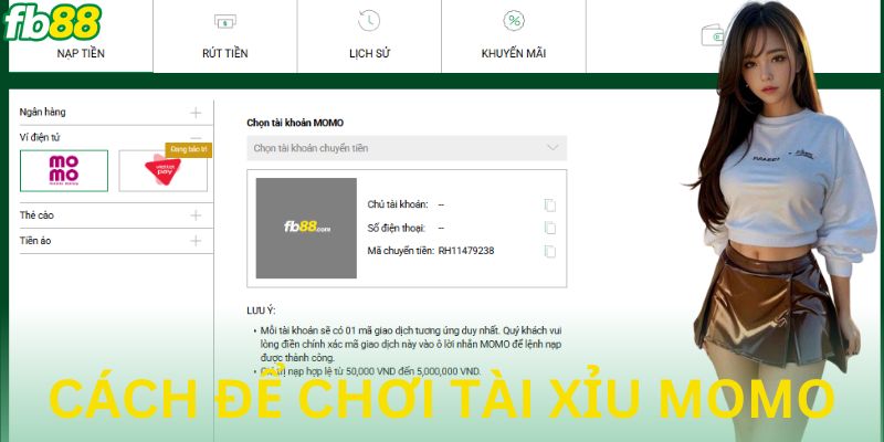 4 bước tham gia tài xỉu momo