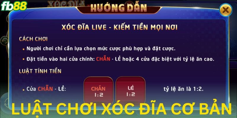 Hướng dẫn cơ bản nội dung về xóc đĩa