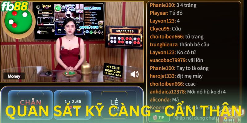 Quan sát là cách nghe vị trong xóc đĩa hiểu quả