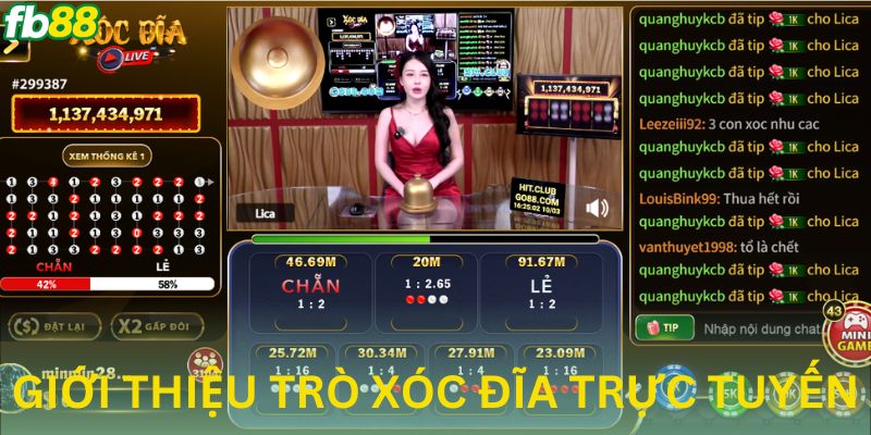 Sơ lược trò chơi xóc đĩa trực tuyến